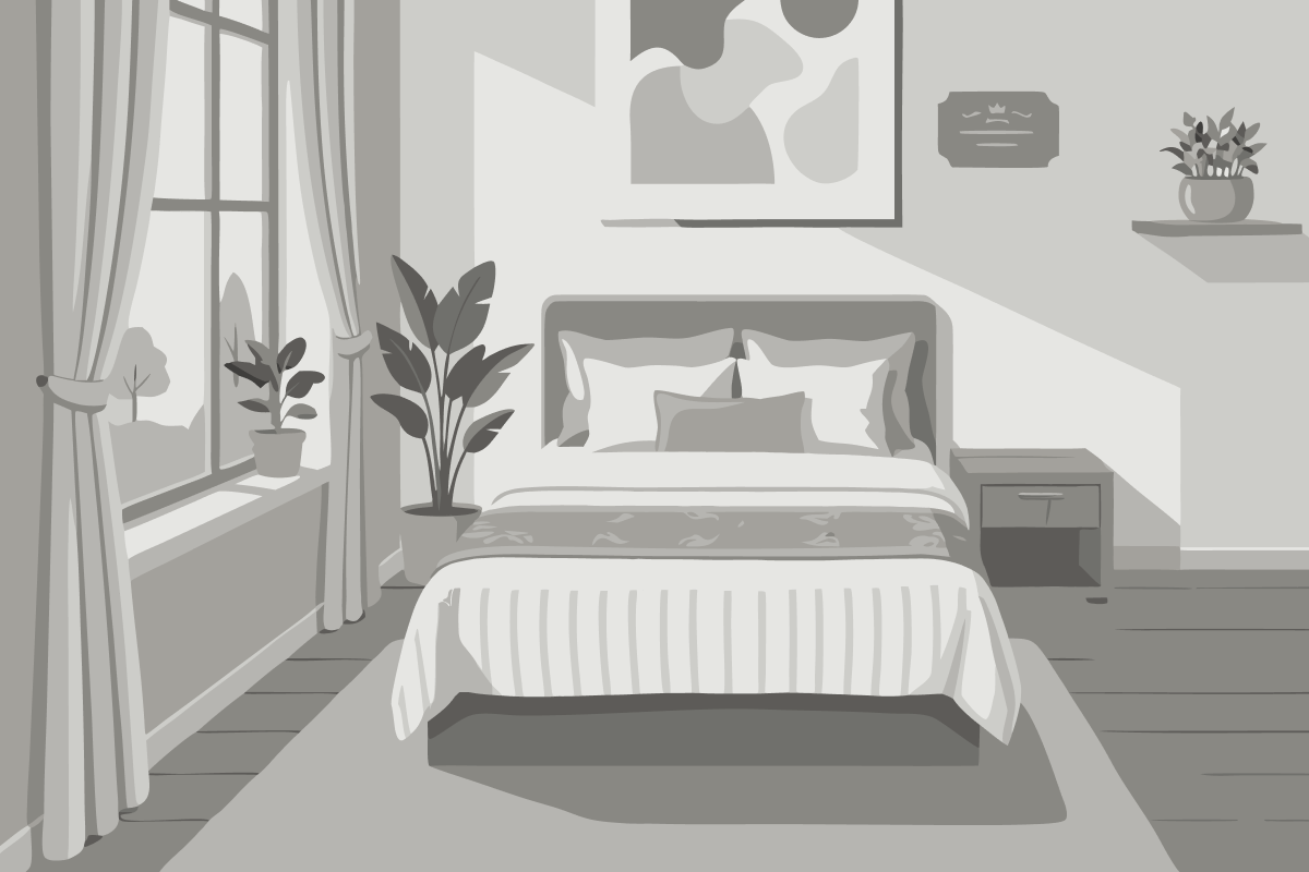 Quarto Standard com Cama de Casal ou 2 de Solteiro e Vista do Jardim